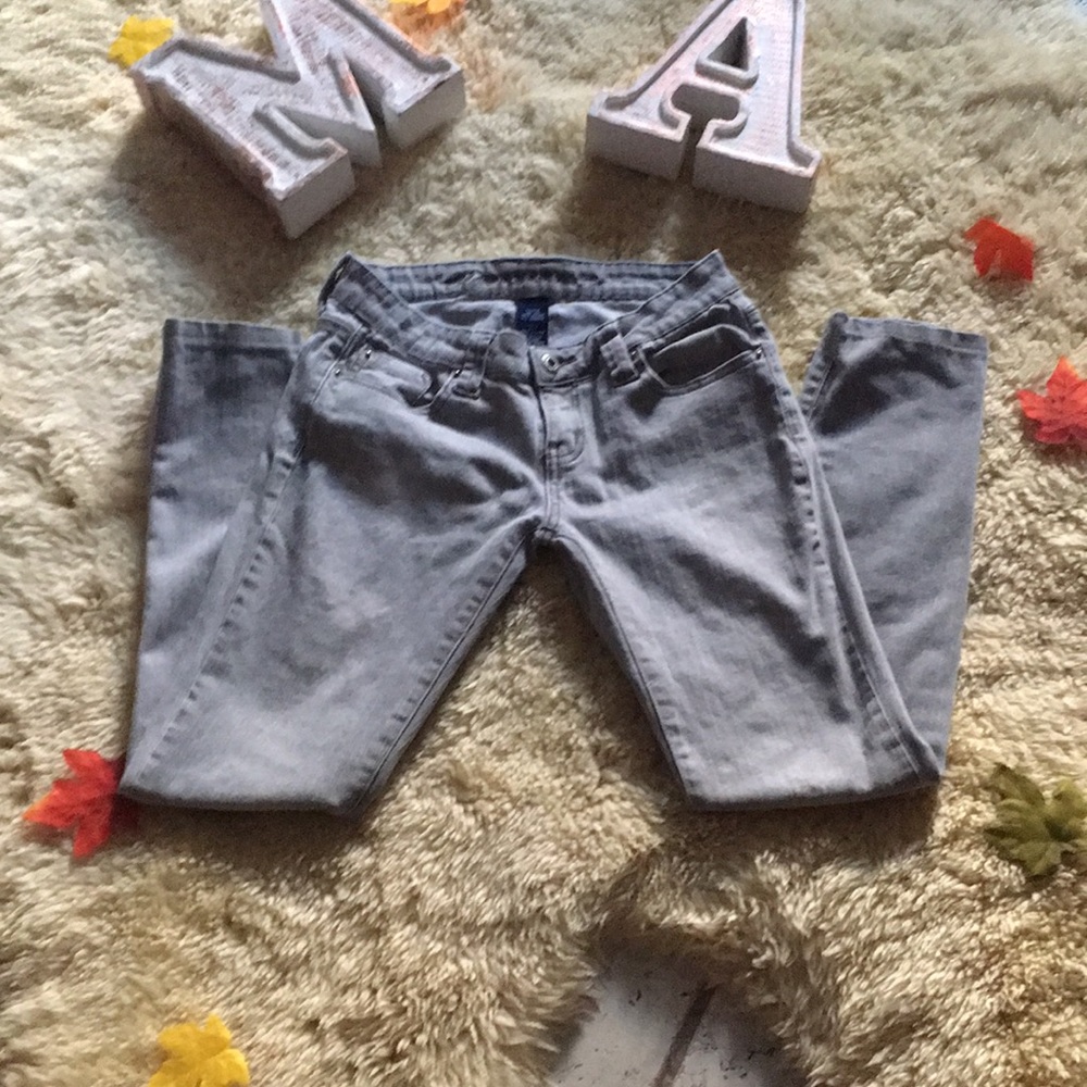 Blue Asphalt girl’s gray jeans Size 3